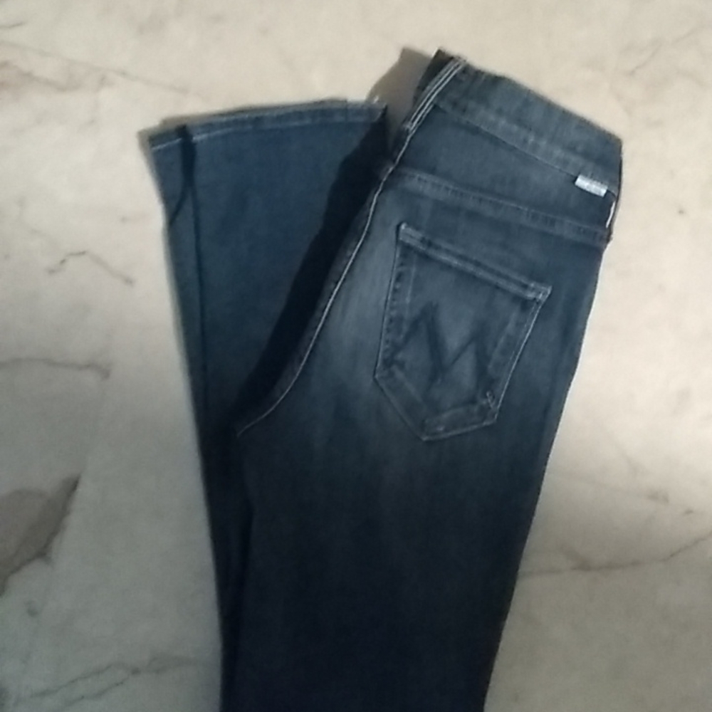 Mother the mid-rise dazzler ankle, home before Dawn jeans.